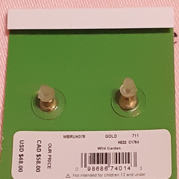 NWT'S Kate Spade Wild Garden Earrings - Picture 4 of 4